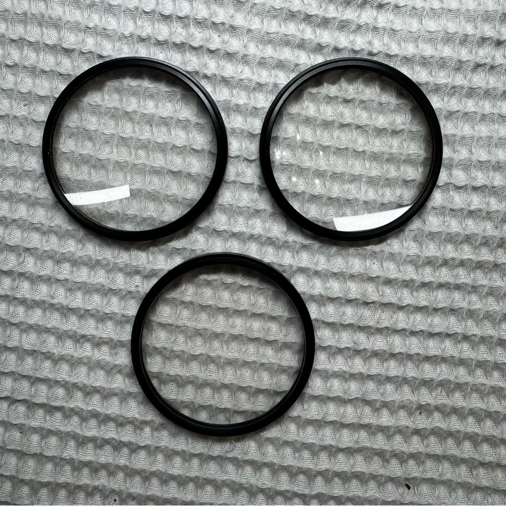 Promaster 55mm Close-Up Filter Lot +1 +2 +4 w Case + Empty 49mm UV Case